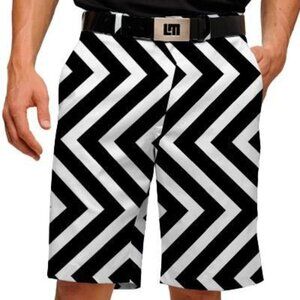 Loudmouth Daktari Striped Shorts Size 32
